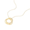 Thumbnail Image 2 of 18ct Yellow Gold 16+2" Cubic Zirconia Circle Pendant