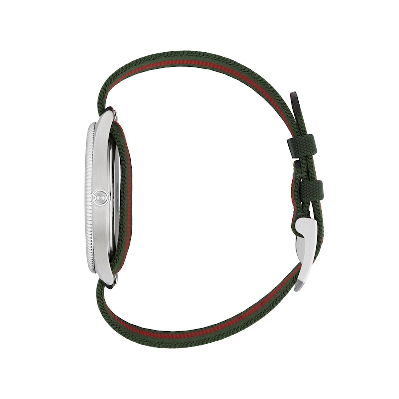 Main Image 3 of Gucci G-Timeless 38mm Green & Red Nylon Strap Watch