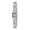 Thumbnail Image 1 of Gucci G-Frame Square Pink Diamond Dial & Stainless Steel Bracelet Watch