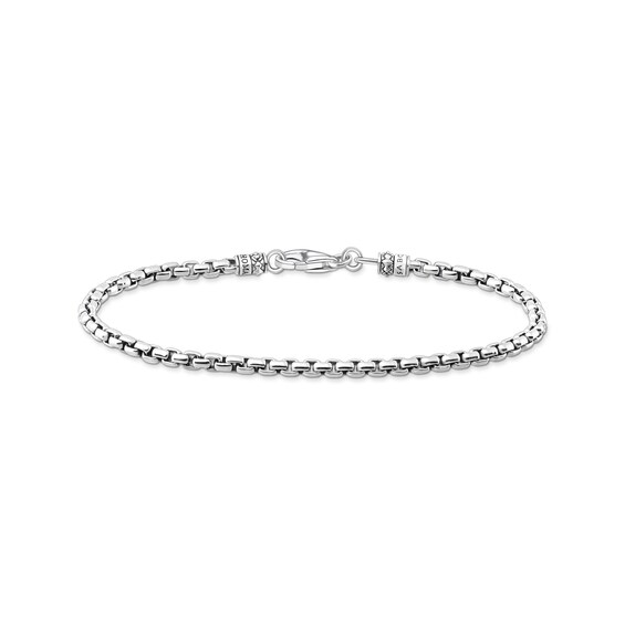 Thomas Sabo Venezia Blackened Sterling Silver 7.5 Bracelet