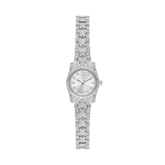 Women's Michael Kors Lexington Three Hand Stainless Steel Watch