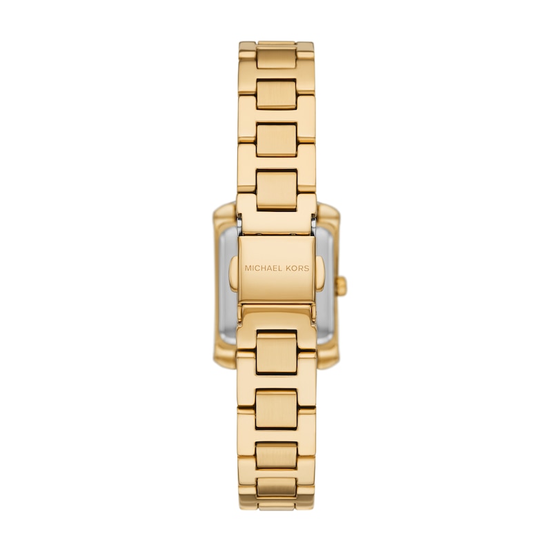 Main Image 3 of Michael Kors Ladies' Emery Three Hand Gold Tone Stainless Steel Watch