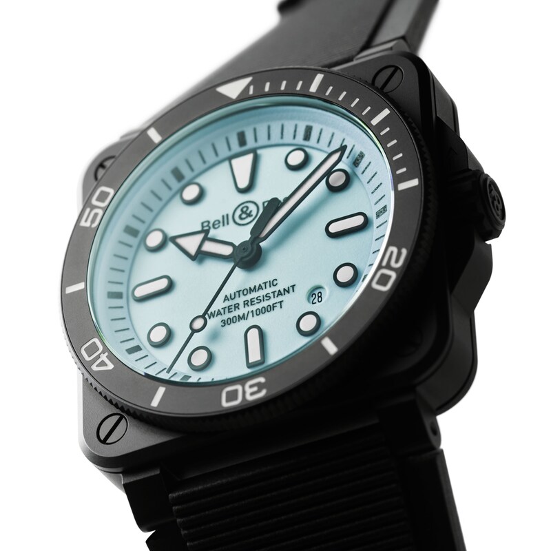 Main Image 3 of Bell & Ross BR-03 Diver 42mm Full Lum Ceramic Black Rubber Strap Watch