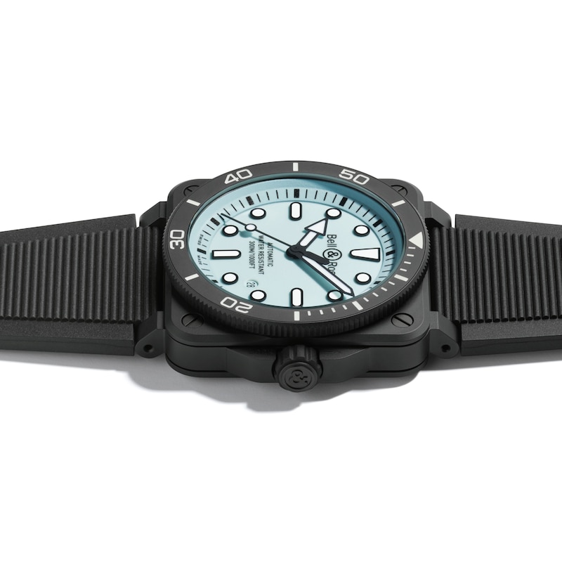 Main Image 4 of Bell & Ross BR-03 Diver 42mm Full Lum Ceramic Black Rubber Strap Watch