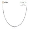 Thumbnail Image 1 of BLOOM The Tennis Collection 18ct White Gold 5.75ct Lab Grown Diamond Riviera Necklace