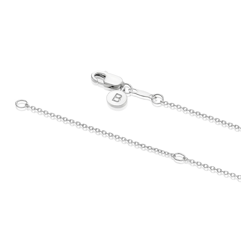 Main Image 3 of BLOOM Florence 14ct White Gold 0.50ct Lab Grown Diamond Heart Pendant