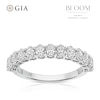 Thumbnail Image 1 of BLOOM Vienna Platinum 1.33ct Lab Grown Diamond Oval Cut Eternity Ring