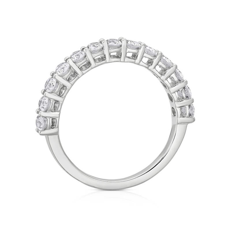 Main Image 3 of BLOOM Vienna Platinum 1.33ct Lab Grown Diamond Oval Cut Eternity Ring