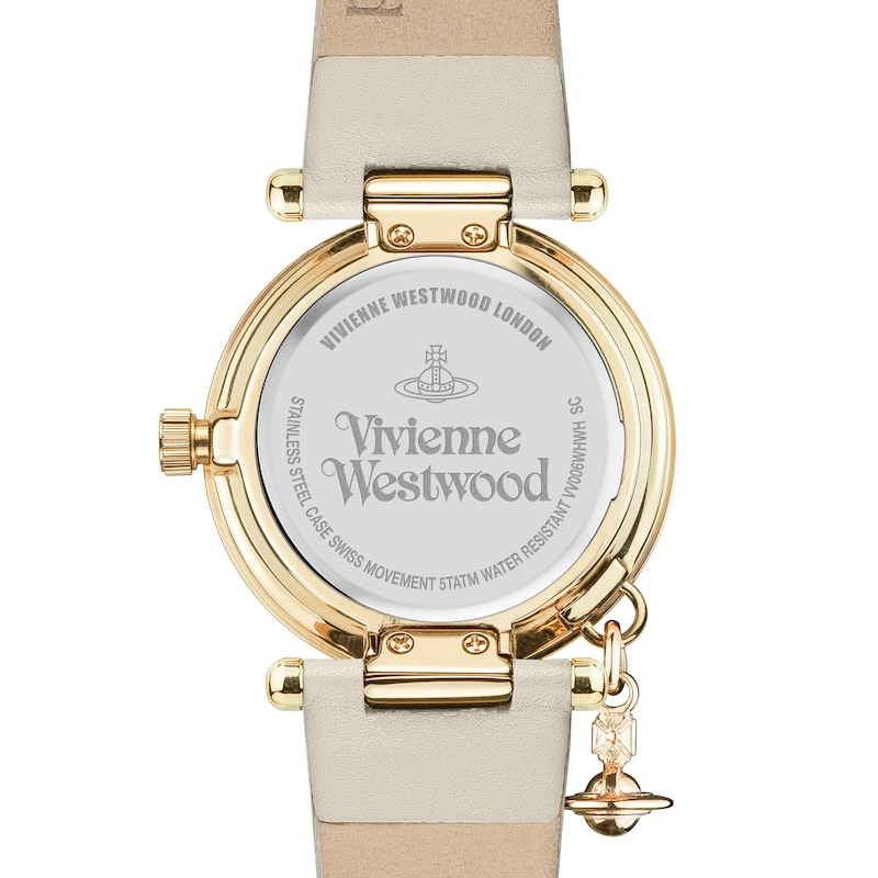 Vivienne Westwood Ladies' Gold Plated Orb Strap Watch