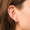 Thumbnail Image 2 of Lauren Ralph Lauren Two Tone 11mm Huggie Earrings