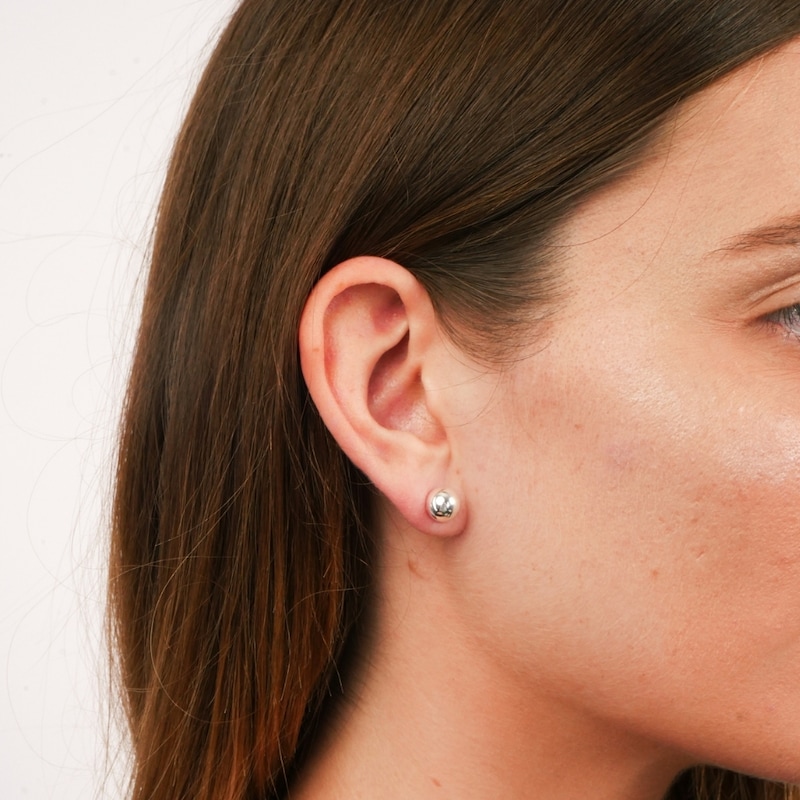Main Image 2 of Lauren Ralph Lauren Silver Tone Stud Trio Earrings Set