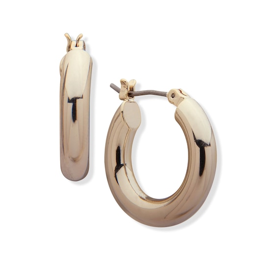 Women's Lauren Ralph Lauren Gold Tone Small Hoop Earrings
