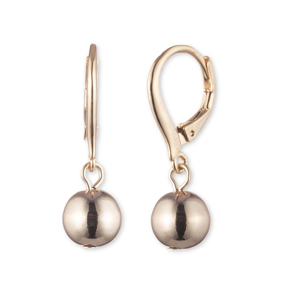 Women's Lauren Ralph Lauren Gold Tone Ball Drop Earrings