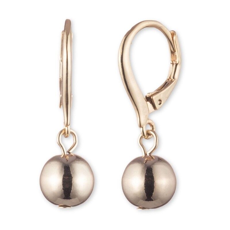 Main Image 1 of Lauren Ralph Lauren Gold Tone Ball Drop Earrings