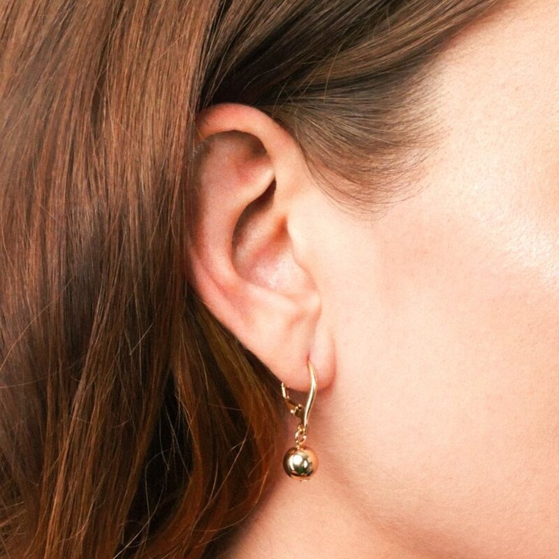 Main Image 2 of Lauren Ralph Lauren Gold Tone Ball Drop Earrings