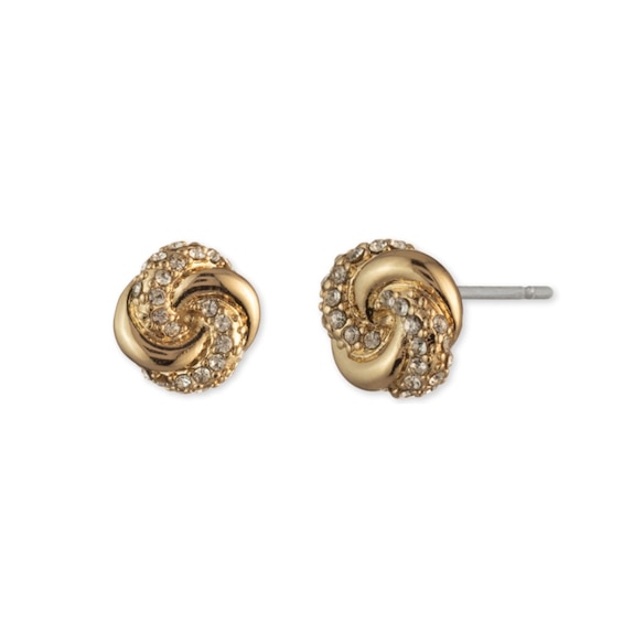 Women's Lauren Ralph Lauren Gold Tone Knot Stud Earrings