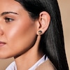 Thumbnail Image 2 of Lauren Ralph Lauren Gold Tone & Tortoise Logo Stud Earrings