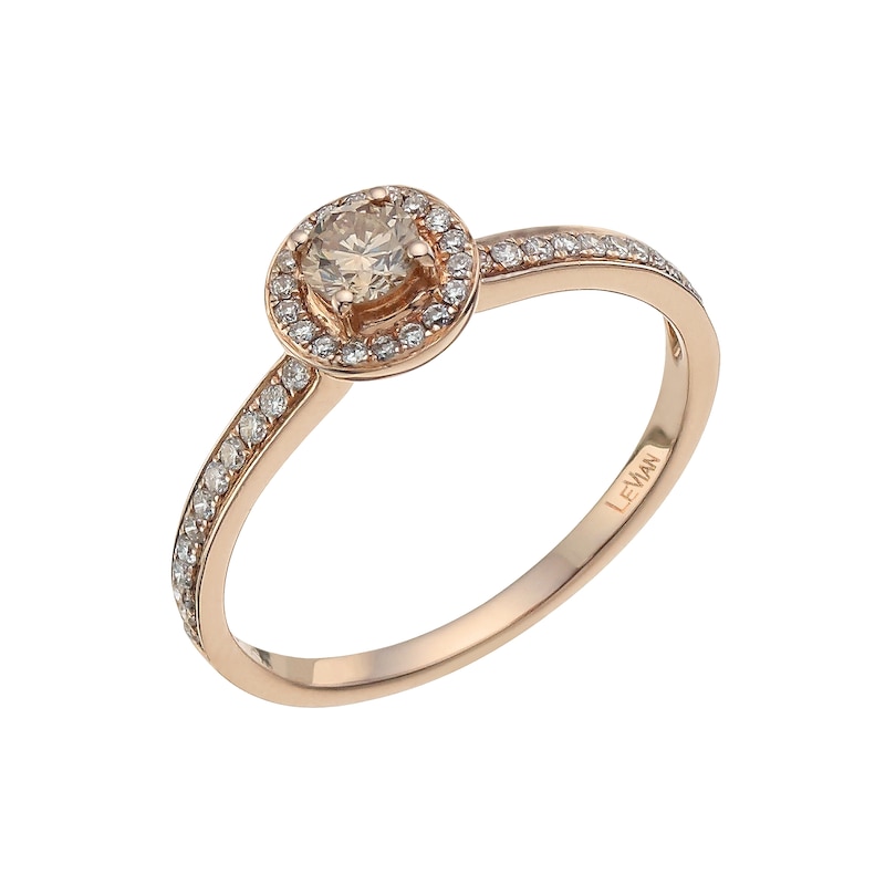 Main Image 1 of Le Vian 14ct Rose Gold 0.40ct Total Diamond Ring