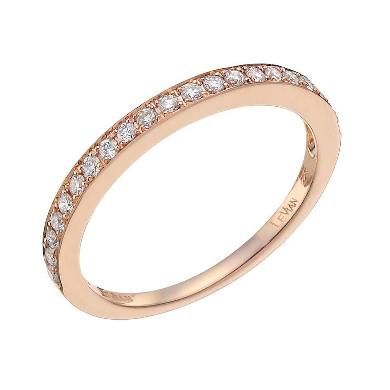 Le Vian 14ct Rose Gold 0.23ct Diamond Band