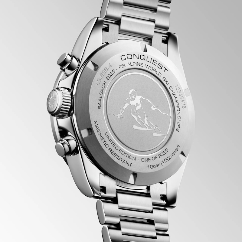 Main Image 4 of Longines Conquest Chrono Ski Edition Stainless Steel Watch
