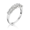 Thumbnail Image 2 of Platinum 1ct 6 Stone Diamond Eternity Ring