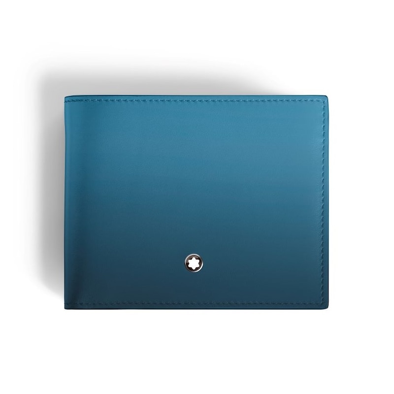 Main Image 1 of Montblanc Meisterstück 6CC Ombré Blue Leather Wallet