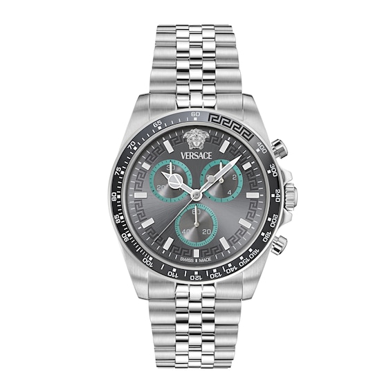 VERSACE Greca Wave Chrono Gents Watch, Multi, Men - Image 3