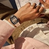Thumbnail Image 4 of Bulova Maquina Men's Blue Skeleton Dial Curve Glass Stainless Steel Watch