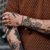 Thumbnail Image 6 of Bulova Men's MIL-SHIPS 150th Anniversary Green Dial & Rubber Strap Watch