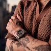 Thumbnail Image 7 of Bulova Men's Marine Star Anniversary Black Dial Stainless Steel Bracelet Watch