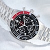 Thumbnail Image 8 of Bulova Men's Marine Star Anniversary Black Dial Stainless Steel Bracelet Watch
