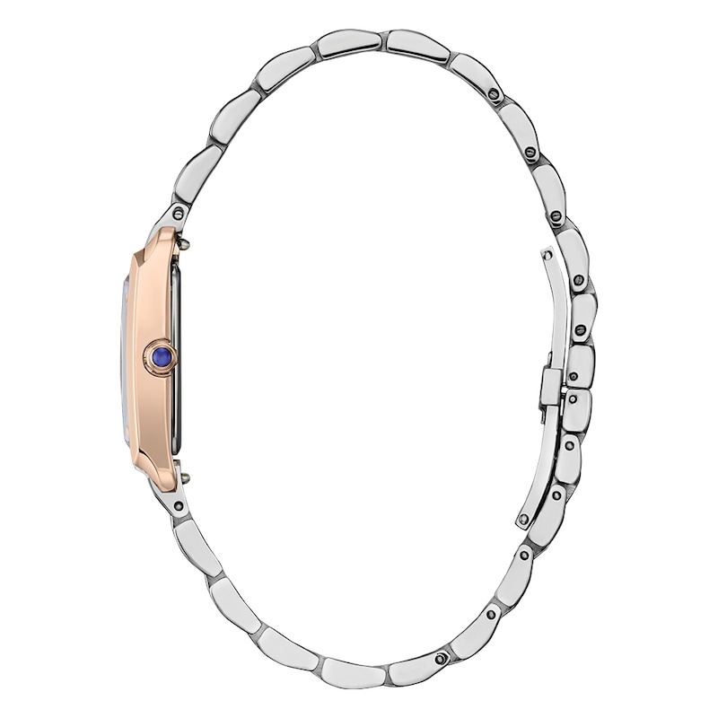 Main Image 2 of Citizen L Eco-Drive Ladies' Rectangle Two Tone Bracelet Watch