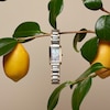Thumbnail Image 4 of Citizen L Eco-Drive Ladies' Rectangle Two Tone Bracelet Watch