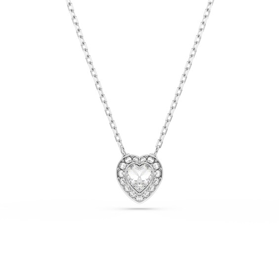 Swarovski x Ariana Grande Silver Tone and Crystal Heart Shaped Pendant