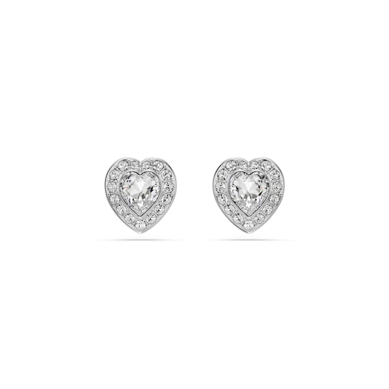 Swarovski x Ariana Grande Silver Tone and Crystal Heart Shap