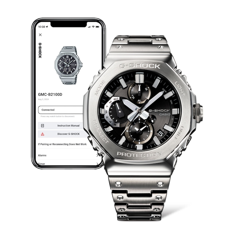 Main Image 6 of G-Shock GMC-B2100D-1AER Full Metal Stainless Steel Bracelet Watch