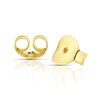 Thumbnail Image 2 of 9ct Yellow Gold & Diamond Heart Shaped Stud Earrings