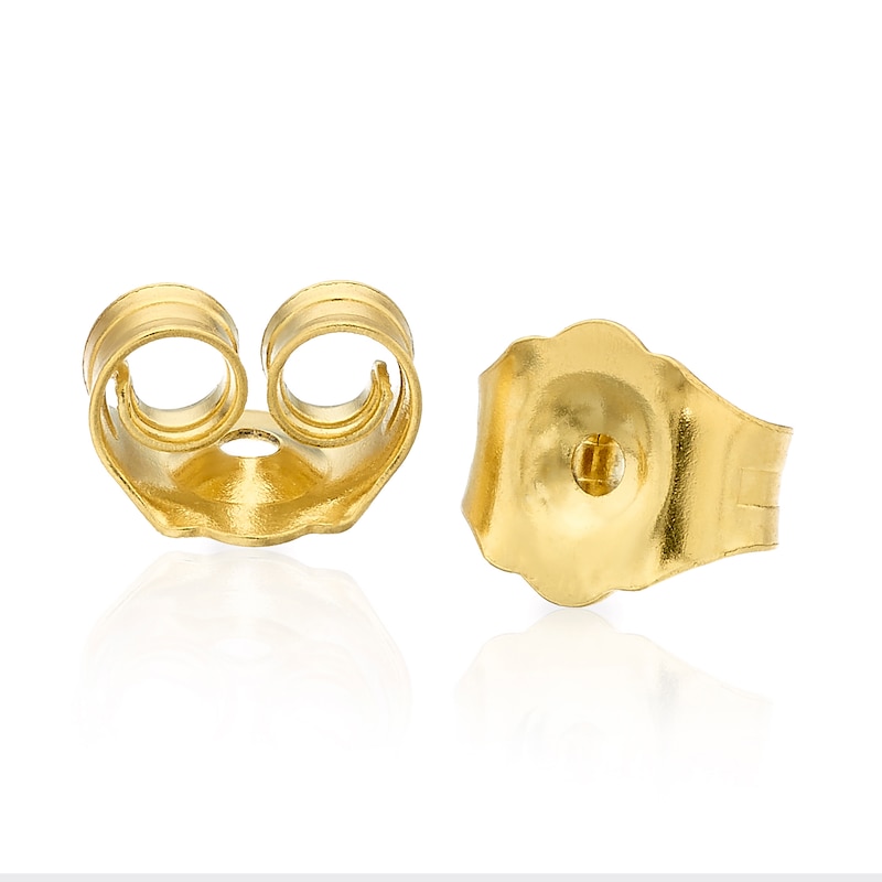 Main Image 2 of 9ct Yellow Gold 0.33ct Diamond  Flower Shaped Stud Earrings