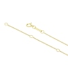 Thumbnail Image 3 of 9ct Yellow Gold 18" 0.10ct Diamond Cluster Pendant Necklace