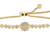 Thumbnail Image 2 of 9ct Yellow Gold 0.33ct Diamond Claw Set Bolo Bracelet