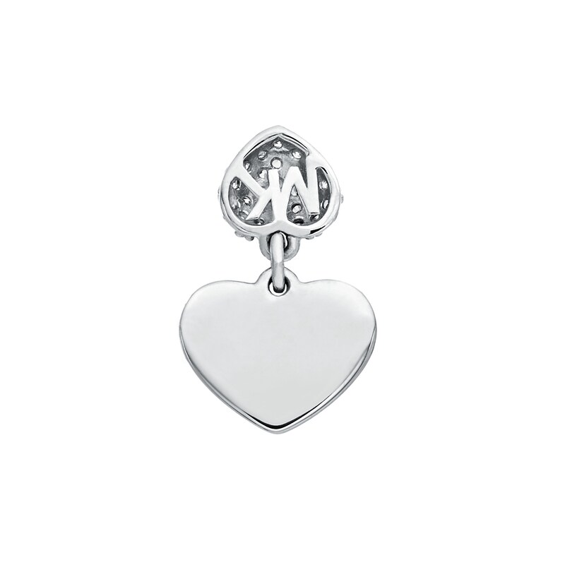 Main Image 4 of Michael Kors Sterling Silver Kors Love Heart Pendant