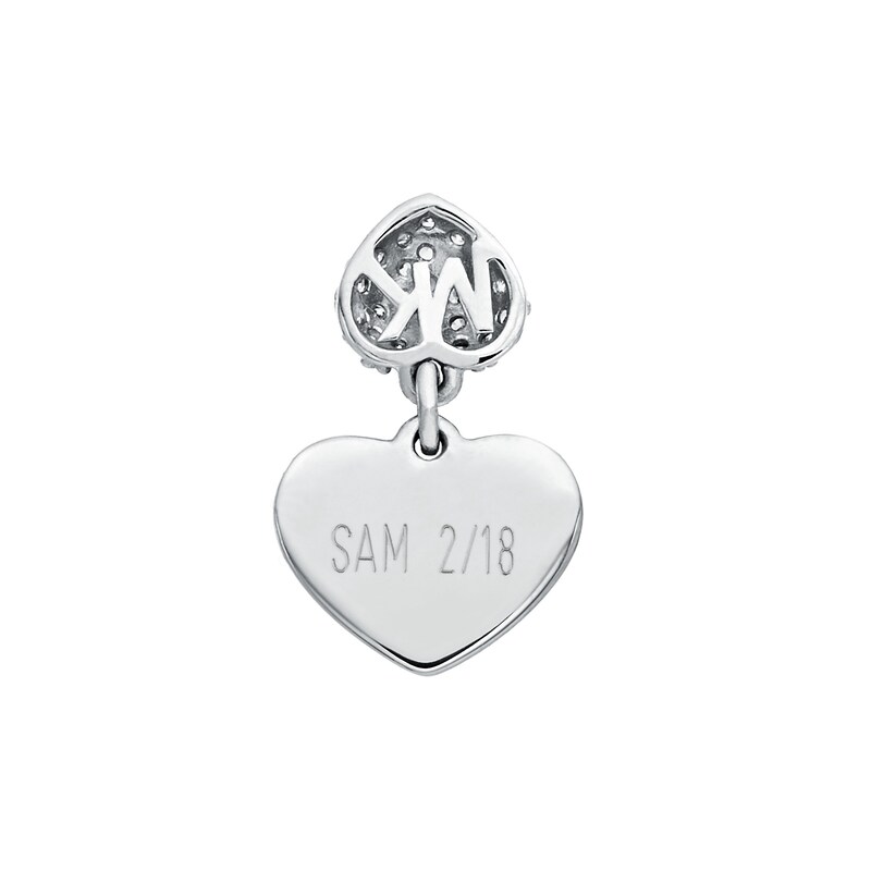 Main Image 5 of Michael Kors Sterling Silver Kors Love Heart Pendant