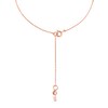 Thumbnail Image 3 of Michael Kors Pave Heart 14ct Rose Gold-Plated Necklace