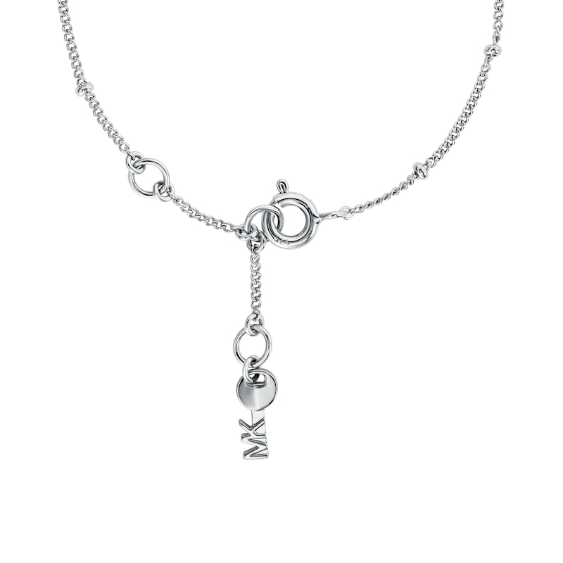 Michael Kors Sterling Silver Kors Love Heart Bracelet