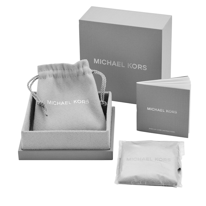 Michael Kors 14ct Gold Plated Silver Kors Love Bracelet | Ernest Jones