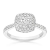 Thumbnail Image 1 of 18ct White Gold & Platinum 0.66ct Diamond Double Halo Ring