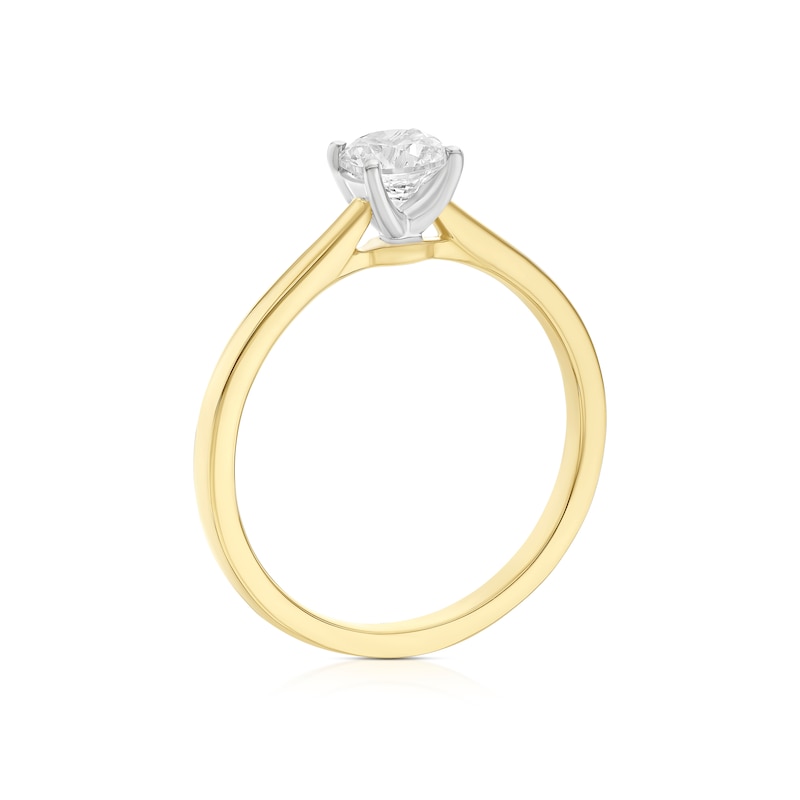 Main Image 3 of The Diamond Story 18ct Yellow Gold 0.50ct Diamond Solitaire Ring