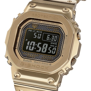 G-Shock GMW-B5000GD-9ER Men's Metal Gold-Tone Bracelet Watch | Ernest Jones