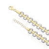 Thumbnail Image 3 of Silver & Gold Plated Two Tone 17+1" Link Necklace