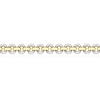 Thumbnail Image 2 of Sterling Silver & Gold Plated Two Tone 7+1" Link Chain Bracelet